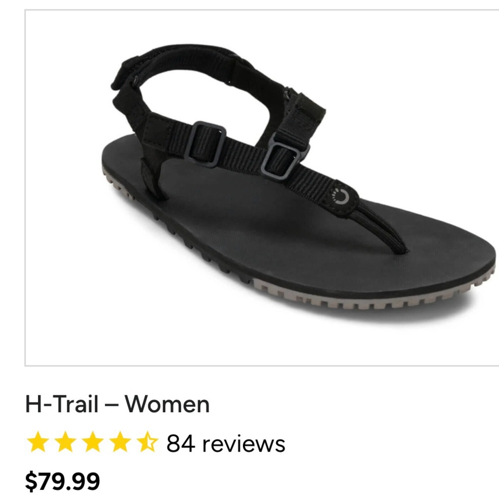 Xero Hi Trail. New model. Worn twice. Size 8. Black